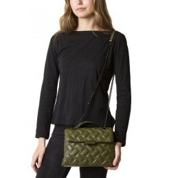 Bolso bandolera Tantrend color verde de señora