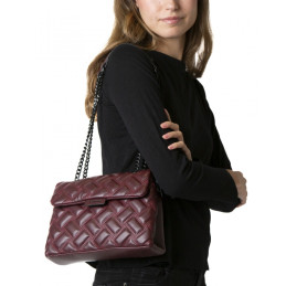 Bolso bandolera Tantrend color burdeos de chica