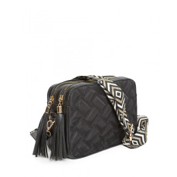 Bolso bandolera Tantrend color negro doble hueco