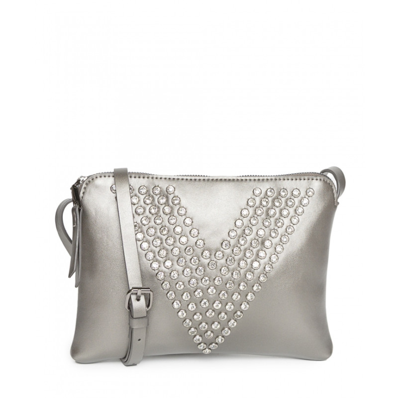 Bolso bandolera Tantrend color plata nueva colección