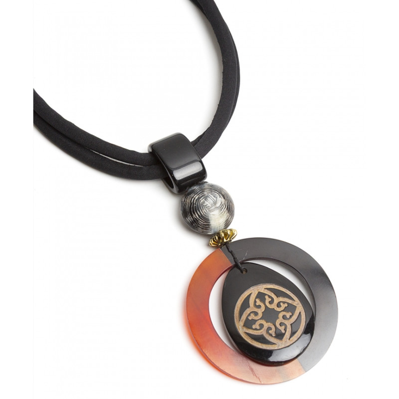 Collar medio Tantrend negro y teja nueva temporada
