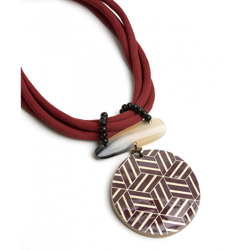 Collar largo Tantrend burdeos de mujer otoño invierno 2025 2026