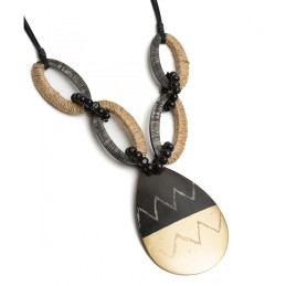Collar largo Tantrend natural y beige online de mujer