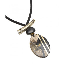 Collar largo Tantrend marrón de mujer