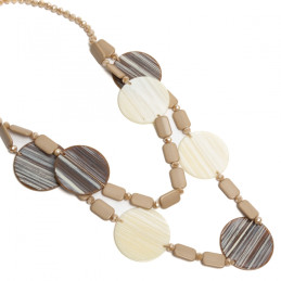 Collar largo Tantrend marrón