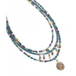 Collar corto Tantrend petroleo multicolor