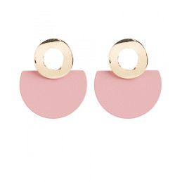 Pendientes Tantrend color rosa/dorado