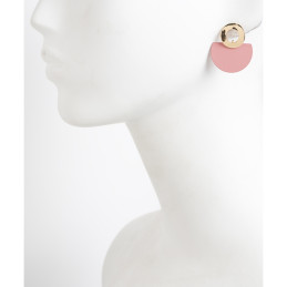 Pendientes Tantrend color rosa/dorado de mujer