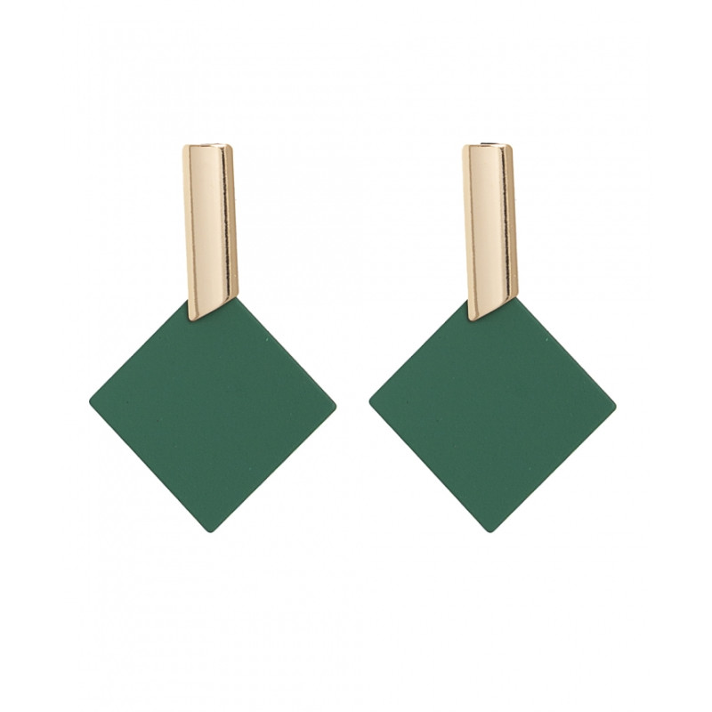 Pendientes Tantrend color verde/dorado de mujer