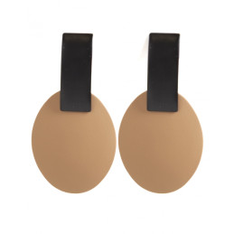 Pendientes Tantrend color beige/negro nueva temporada