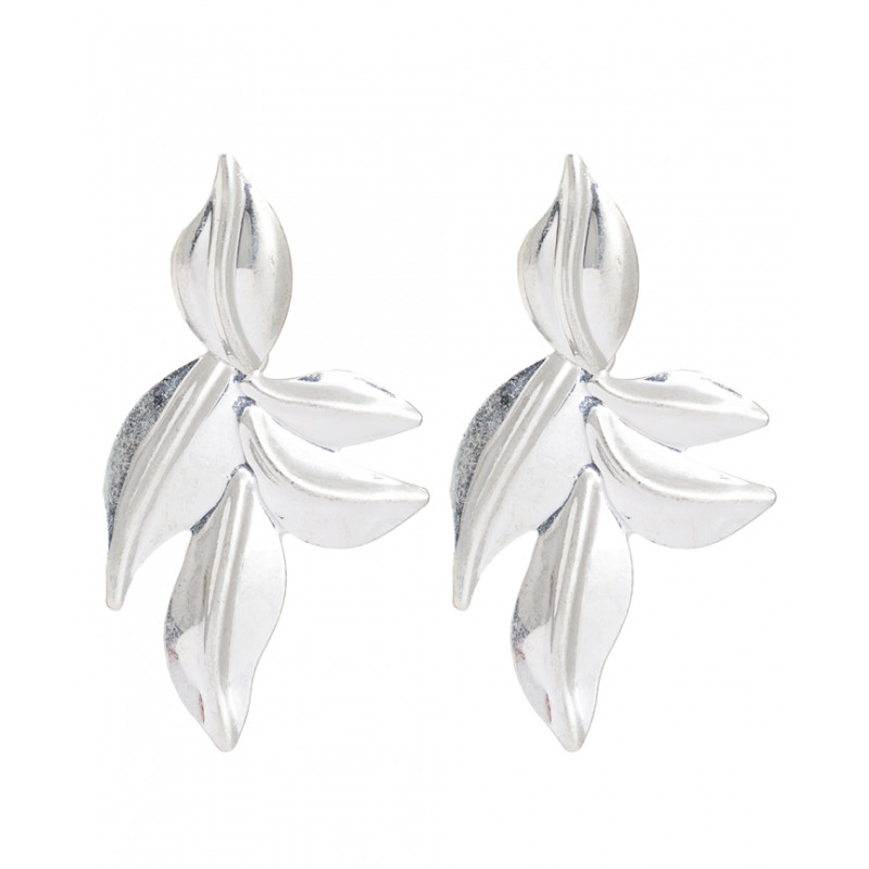 Pendientes Tantrend plateado satinado de chica