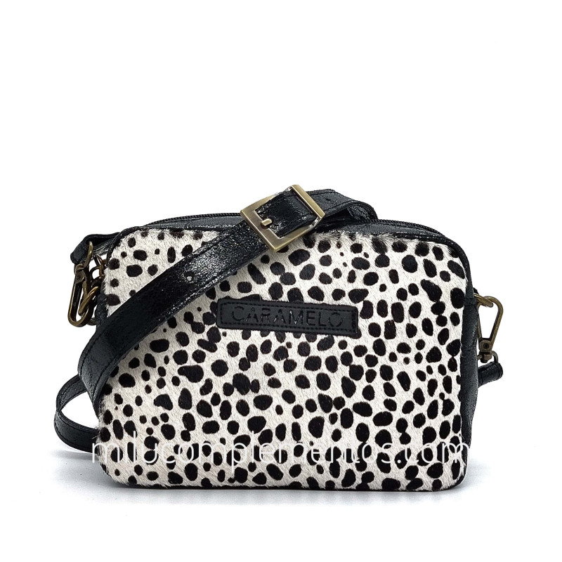 Bolso bandolera Caramelo animal print de mujer otoño invierno 2025 2026