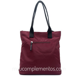 Bolso Caramelo color burdeos de mujer