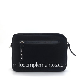 Bolso bandolera Caramelo color negro de mujer