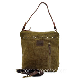 Bolso bandolera Caramelo color kaki de mujer nueva temporada