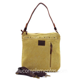 Bolso bandolera Caramelo color ocre de mujer otoño invierno