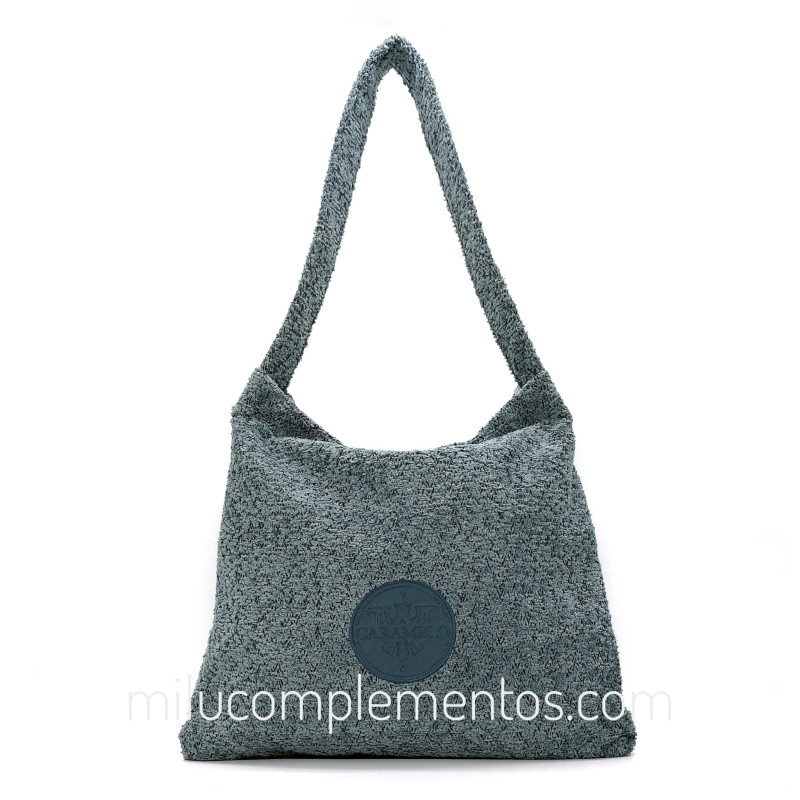Bolso bandolera Caramelo color azul de mujer online
