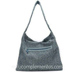 Bolso bandolera Caramelo color azul de mujer