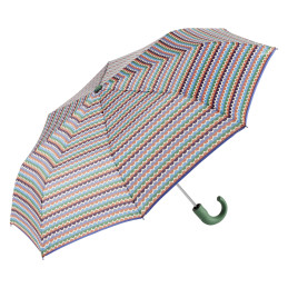 Paraguas plegable Gotta de cachaba verde multicolor