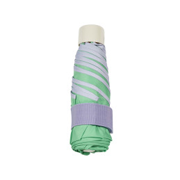Paraguas plegable Gotta lila-verde neopreno