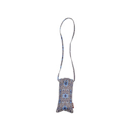 Paraguas plegable Ezpeleta color azul con funda de bolso