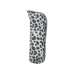 Paraguas plegable Ezpeleta color gris animal print de señora con funda de neopreno