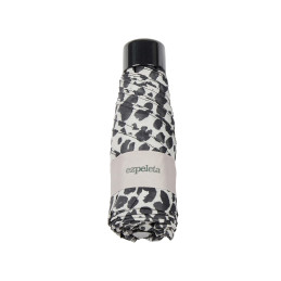 Paraguas plegable Ezpeleta color gris animal print