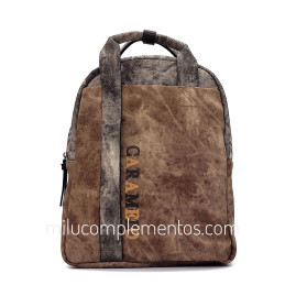 Mochila Caramelo color marrón de mujer