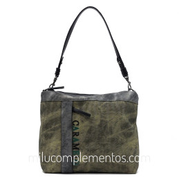 Bolso bandolera Caramelo color verde online