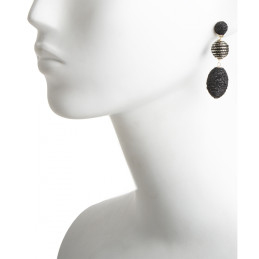 Pendientes Tantrend negro/dorado otoño invierno 2025 2026