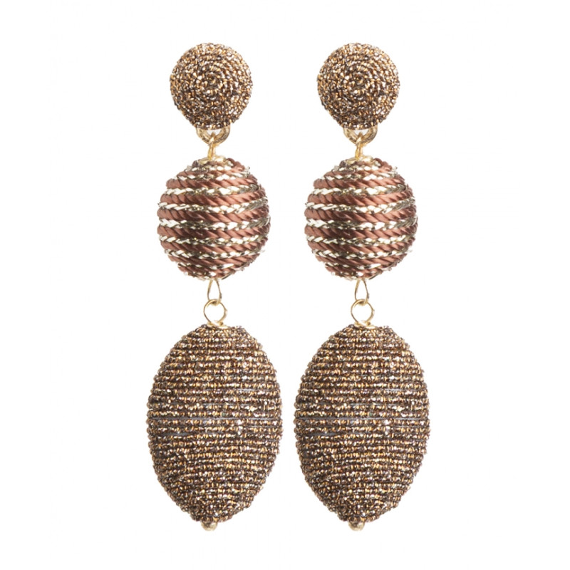 Pendientes Tantrend dorado/cobre de señora