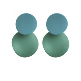 Pendientes Tantrend color turquesa/verde de chica