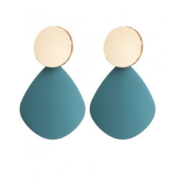 Pendientes Tantrend color turquesa/dorado de mujer