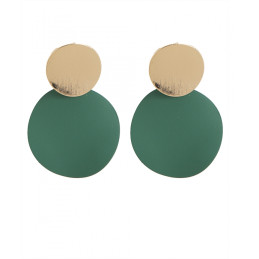 Pendientes Tantrend color verde/dorado de mujer