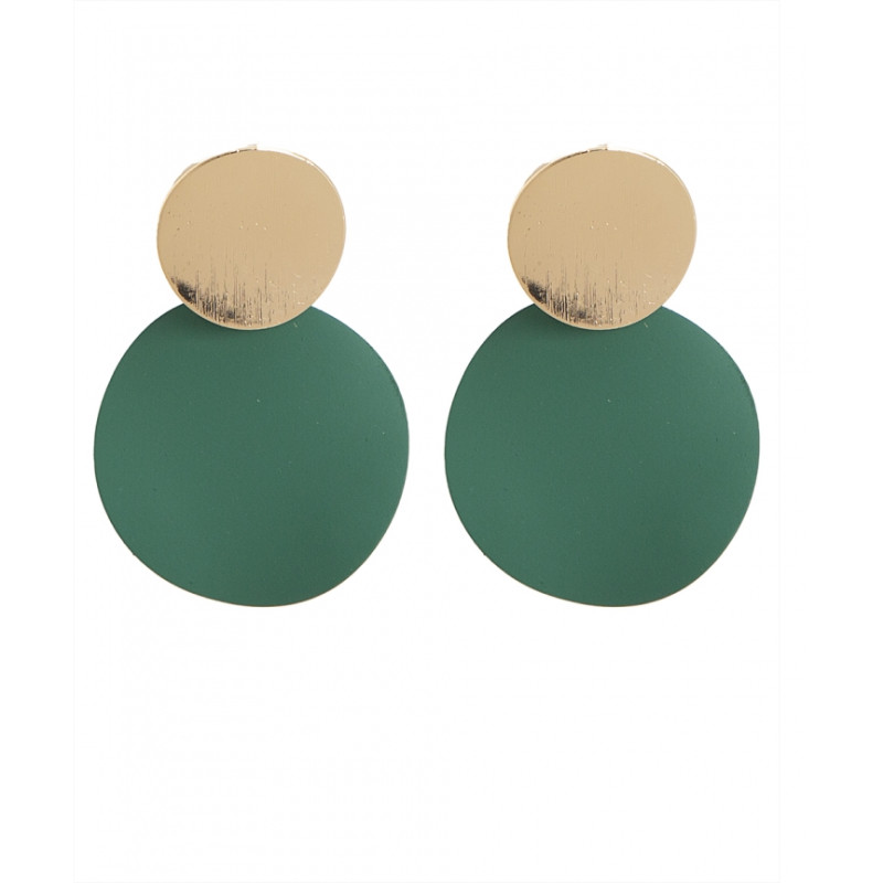 Pendientes Tantrend color verde/dorado de mujer