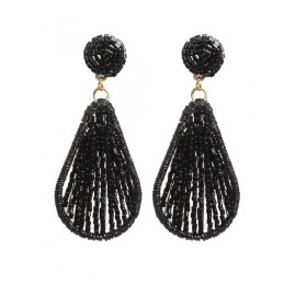Pendientes Tantrend color negro de señora