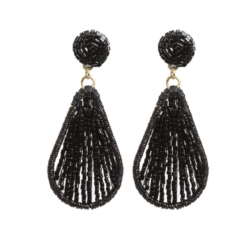 Pendientes Tantrend color negro de señora