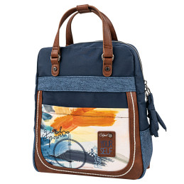 Mochila Skpat color azul multicolor de señora de la colección Sirmione