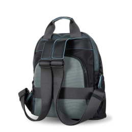 Mochila Ventis color negro/azul de mujer